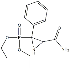 [3-(Aminocarbonyl)-2-phenyl-2-aziridinyl]phosphonic acid diethyl ester