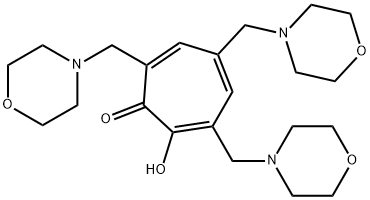2-Hydroxy-3,5,7-tris(morpholinomethyl)-2,4,6-cycloheptatrien-1-one