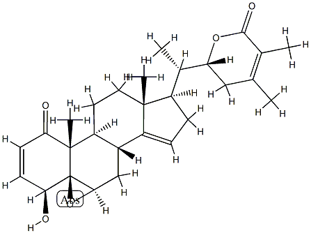 (22R)-1-Oxo-4β,22-dihydroxy-5,6β-epoxy-5β-ergosta-2,14,24-triene-26-oic acid δ-lactone