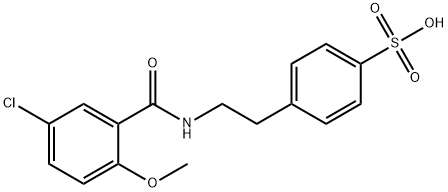 p-[2-[(5-Chloro-2-methoxybenzoyl)amino]ethyl]benzenesulfonic Acid