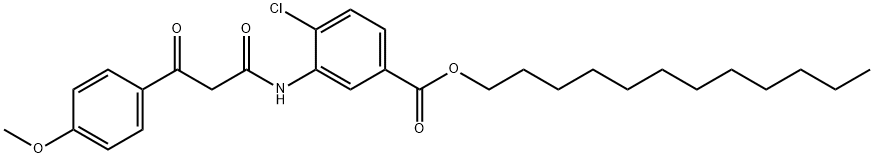 2'-氯-5'-十二烷氧羰基-2-(4-甲氧苯甲酰基)乙酰苯胺