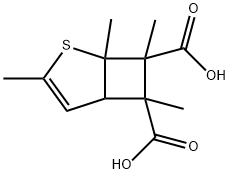 1,3,6,7-Tetramethyl-2-thiabicyclo[3.2.0]hept-3-ene-6,7-dicarboxylic acid