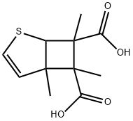 5,6,7-Trimethyl-2-thiabicyclo[3.2.0]hept-3-ene-6,7-dicarboxylic acid