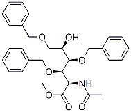 2-Acetylamino-3-O,4-O,6-O-tribenzyl-2-deoxy-D-gluconic acid methyl ester