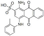1-AMINO-9,10-DIHYDRO-9,10-DIOXO-4-O-TOLUIDINOANTHRACENE-2-SULPHONIC ACID