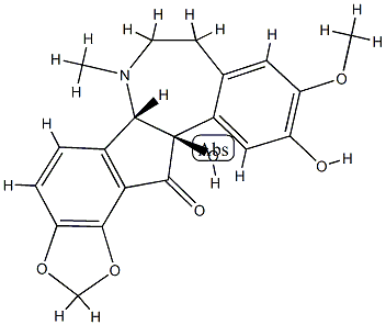 (+)-6,7,8,12b-Tetrahydro-11,12b-dihydroxy-10-methoxy-6-methyl-1,3-dioxolo[4,5]indeno[2,1-a][3]benzazepin-13(5bH)-one