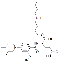 N-butylbutan-1-amine, 2-[[4-(dibutylamino)diazenylbenzoyl]amino]pentan edioic acid