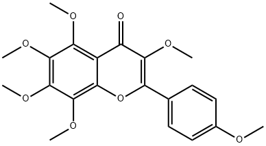 4H-1-Benzopyran-4-one, 3,5,6,7,8-pentamethoxy-2-(4-methoxyphenyl)-