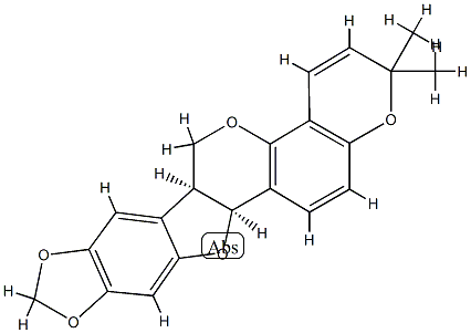 (6aS)-6aβ,12aβ-Dihydro-2,2-dimethyl-2H,6H-[1,3]dioxolo[5,6]benzofuro[3,2-c]pyrano[2,3-h][1]benzopyran