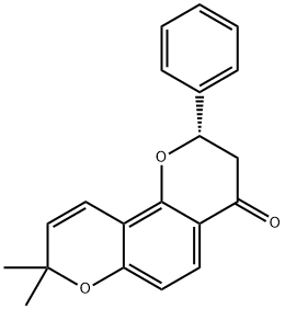 [S,(-)]-2,3-Dihydro-8,8-dimethyl-2-phenyl-4H,8H-benzo[1,2-b:3,4-b']dipyran-4-one