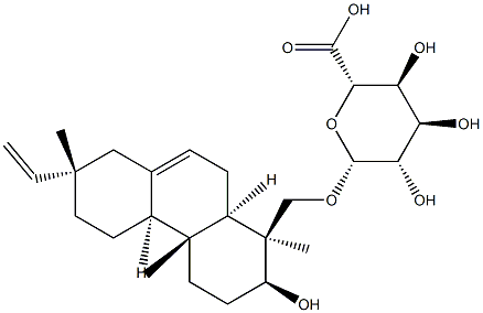 [[(1S)-7α-Vinyl-1,2,3,4,4a,4bα,5,6,7,8,10,10aα-dodecahydro-2β-hydroxy-1,4aβ,7-trimethylphenanthren-1β-yl]methyl]β-D-altropyranosiduronic acid