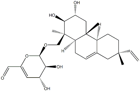[(1S)-7α-Ethenyl-1,2,3,4,4a,4bα,5,6,7,8,10,10aα-dodecahydro-2β,3α-dihydroxy-1,4aβ,7-trimethylphenanthren-1β-yl]methyl 4-deoxy-β-D-threo-hexa-4-enodialdo-1,5-pyranoside