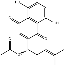 5,8-Dihydroxy-2-[(S)-1-acetoxy-4-methyl-3-pentenyl]-1,4-naphthalenedione