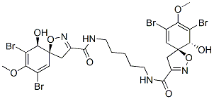(5S,5'S,10S,10'R)-N,N'-(1,5-Pentanediyl)bis[7,9-dibromo-10-hydroxy-8-methoxy-1-oxa-2-azaspiro[4.5]deca-2,6,8-triene-3-carboxamide]