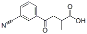 4-(3-Cyanophenyl)-2-methyl-4-oxobutyric acid