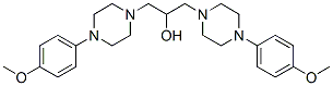 1,3-Bis[4-(p-methoxyphenyl)-1-piperazinyl]-2-propanol