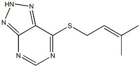 7-[(3-Methyl-2-butenyl)thio]-3H-v-triazolo[4,5-d]pyrimidine