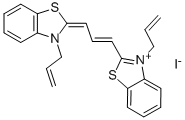 3-ALLYL-2-[3-[3-ALLYLBENZOTHIAZOL-2(3H)-YLIDENE]PROP-1-ENYL]BENZOTHIAZOLIUM IODIDE