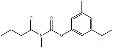 (3-methyl-5-propan-2-yl-phenyl) N-(2-oxopentyl)carbamate