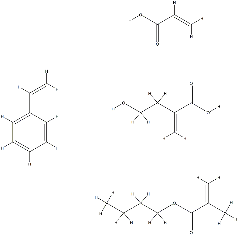 2-甲基-2-丙烯酸丁酯与乙烯基苯、2-丙烯酸-2-羟乙基酯和2-丙烯酸的聚合物