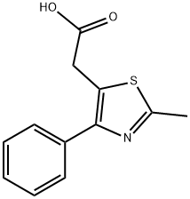 2-Methyl-4-phenyl-5-thiazoleacetic acid