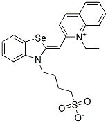 1-ETHYL-2-[[3-(4-SULPHONATOBUTYL)-2-BENZOSELENAZOLINYLIDENE]METHYL]QUINOLINIUM