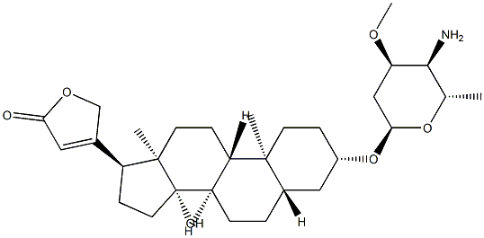 (17α)-3β-[(4-Amino-3-O-methyl-2,4,6-trideoxy-α-L-arabino-hexopyranosyl)oxy]-14-hydroxy-5α-card-20(22)-enolide