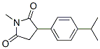 1-methyl-3-(4-(1-methylethyl)phenyl)-2,5-pyrrolidinedione