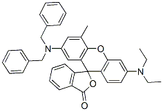 2'-(dibenzylamino)-6'-(diethylamino)-4'-methylspiro[isobenzofuran-1(3H),9'-[9H]xanthene]-3-one