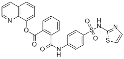 8-quinolyl 2-[[[4-[(thiazole-2-ylamino)sulphonyl]phenyl]amino]carbonyl]benzoate