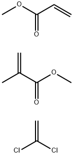 2-Propenoic acid, 2-methyl-, methyl ester, polymer with 1,1-dichloroethene and methyl 2-propenoate