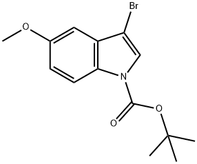 3-溴-5-甲氧基吲哚-1-羧酸叔丁酯
