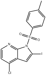 4-氯-2-碘-1-[(4-甲基苯基)磺酰基]-1H-吡咯并[2,3-B]吡啶