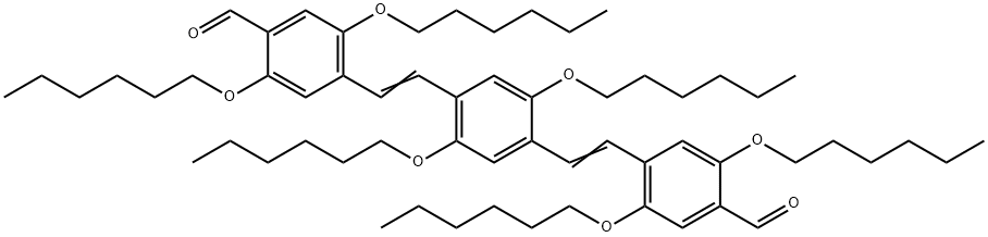 2,5-双(己氧基)-1,4-双[2,5-双(己氧基)-4-甲酰基-苯乙炔]苯