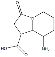1-Indolizinecarboxylicacid,8-aminooctahydro-3-oxo-(9CI)