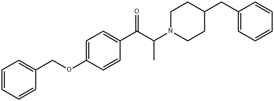 1-[4-(phenylmethoxy)phenyl]-2-[4-(phenylmethyl)piperidino]propan-1-one