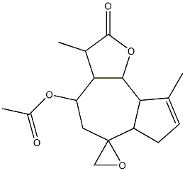 (3S,6S)-4β-Acetoxy-3,3aβ,4,5,6aβ,7,9aβ,9bα-octahydro-3β,9-dimethylspiro[azuleno[4,5-b]furan-6(2H),2'-oxiran]-2-one