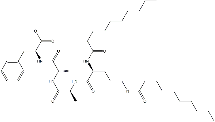 N2,N5-Bis(1-oxodecyl)-L-Orn-L-Ala-L-Ala-L-Phe-OMe