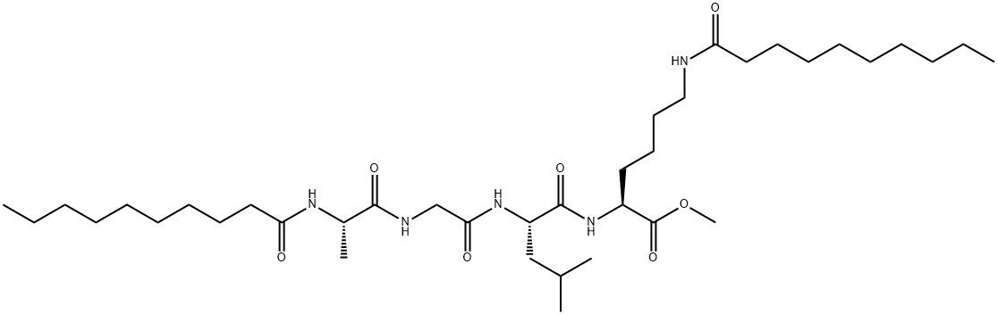 N6-Decanoyl-N2-(N-decanoyl-L-Ala-Gly-L-Leu-)L-Lys-OMe