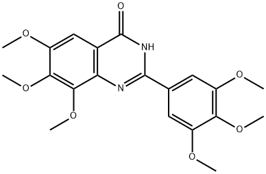 4(1H)-Quinazolinone,  6,7,8-trimethoxy-2-(3,4,5-trimethoxyphenyl)-  (9CI)