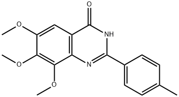 4(1H)-Quinazolinone,  6,7,8-trimethoxy-2-(4-methylphenyl)-  (9CI)