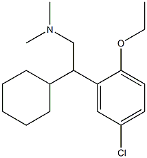 5-Chloro-β-cyclohexyl-2-ethoxy-N,N-dimethylbenzeneethanamine