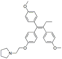 1-[2-[4-[1,2-Bis(4-methoxyphenyl)-1-butenyl]phenoxy]ethyl]pyrrolidine
