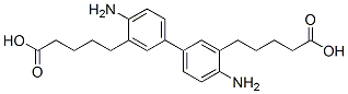 4,4'-Diamino-(1,1'-biphenyl)-3,3'-dipentanoic acid