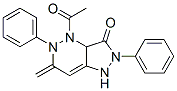 4-Acetyl-1,2,3a,4,5,6-hexahydro-6-methylene-2,5-diphenyl-3H-pyrazolo[4,3-c]pyridazin-3-one