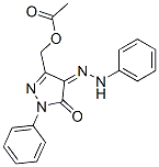 3-(Acetyloxymethyl)-1-phenyl-4-(2-phenylhydrazono)-1H-pyrazole-5(4H)-one