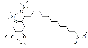13,14,16,17-Tetrakis[(trimethylsilyl)oxy]octadecanoic acid methyl ester