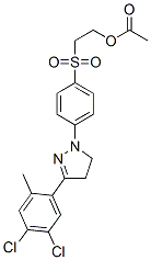 2-[[4-[3-(4,5-dichloro-2-methylphenyl)-4,5-dihydro-1H-pyrazol-1-yl]phenyl]sulphonyl]ethyl acetate