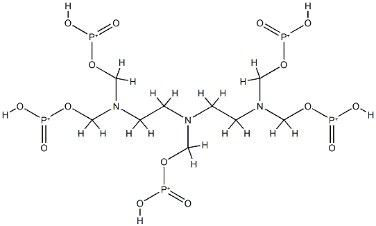 Phosphonic acid, ((((hydroxyphosphinyl)oxy)methyl)imino)bis((2,1-ethan ediylnitrilo)bis(methylene)) ester