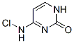 2(1H)-Pyrimidinone, 4-(chloroamino)- (9CI)